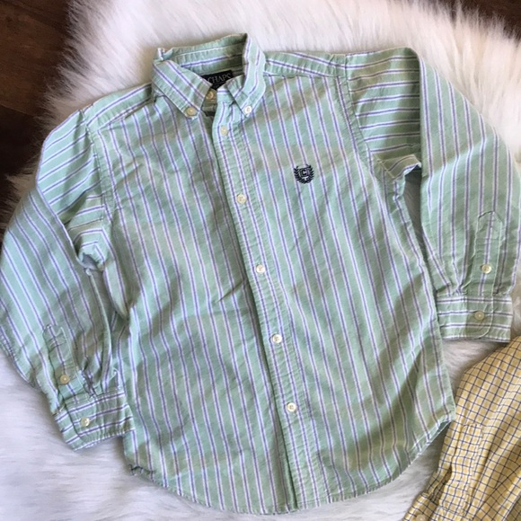 3/$15 Boys Chaps long sleeve button down shirts - Picture 4 of 8